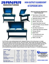 Load image into Gallery viewer, Vacuum Fluorescent Exposure Unit