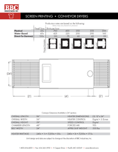 Load image into Gallery viewer, BBC Forced Air Conveyor Dryer